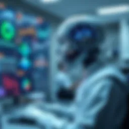 AI analyzing medical data