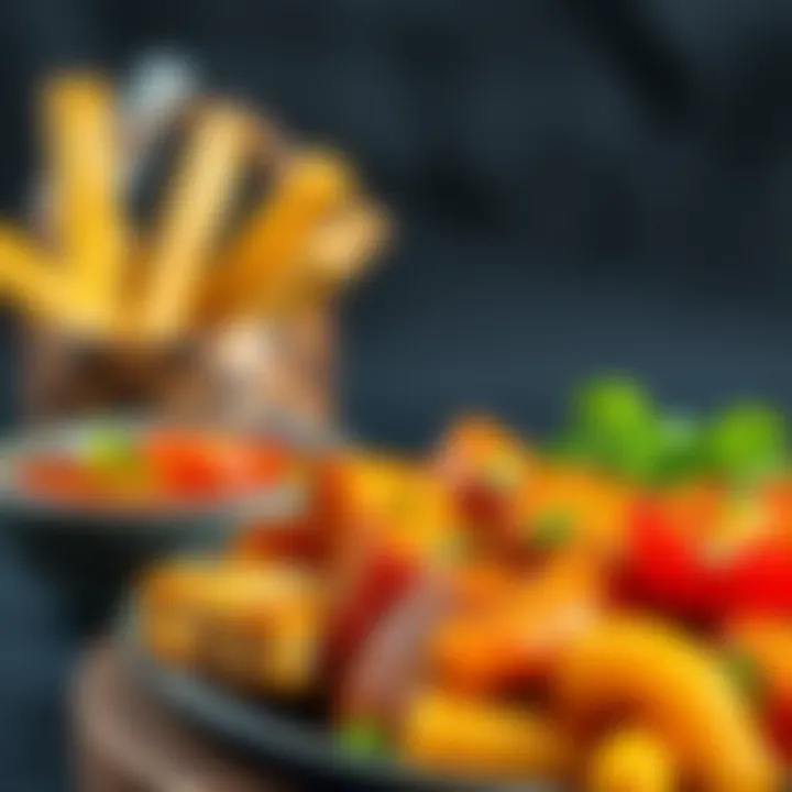 Delicious Low-Potassium Protein Dish A close-up view of a low-potassium protein dish, highlighting its appeal and fresh ingredients.