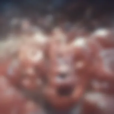 Detailed View of Scanning Process on Apples Close-up of apples undergoing scanning technology