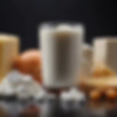 A rich assortment of dairy products rich in calcium