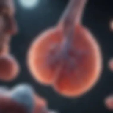 Innovative Therapies for Lung Recovery Conceptual image of stem cell therapies in lung recovery