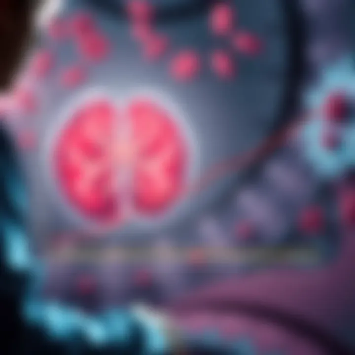 Graph illustrating the clinical presentation of AML with maturation