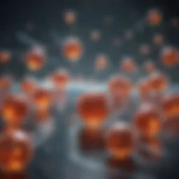 Illustration of chemotherapy agents targeting leukemia cells