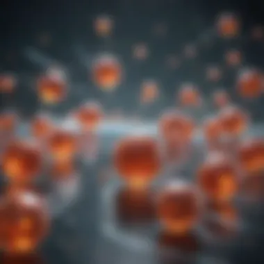 Chemotherapy in Chronic Leukemia Treatment Illustration of chemotherapy agents targeting leukemia cells