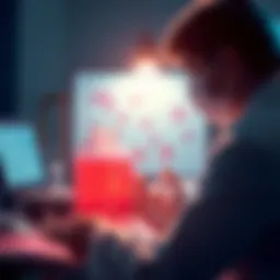 Illustration depicting various anemia screening methods