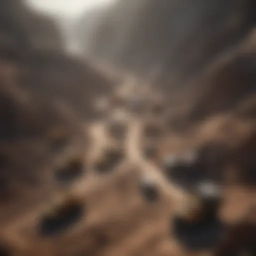 Corvus Gold mining site showcasing natural landscape