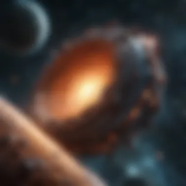 Exploring Cosmic Structures in Distant Galaxies Visualization of a distant galaxy cluster revealing new cosmic structures.