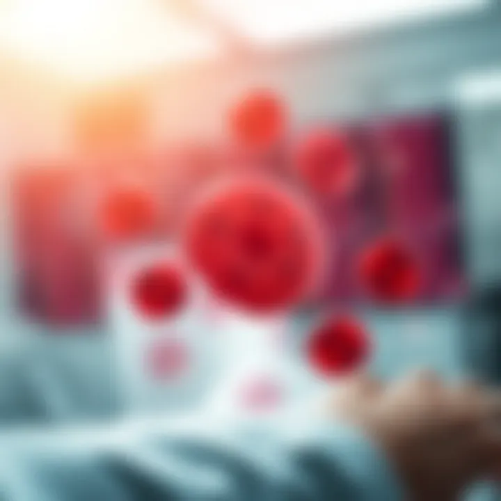 Visual representation of diagnostic techniques for AML