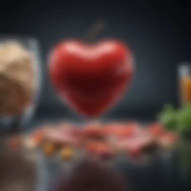 Dietary Interventions and Cardiovascular Health A conceptual illustration of cardiovascular health improvements through dietary interventions.