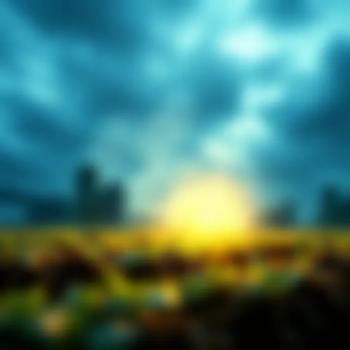Climate Change and Its Effects on Food Production Visual representation of the impact of climate change on agriculture