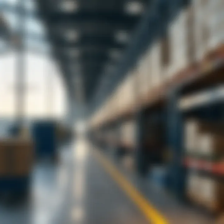 Innovations in Supply Chain Management Modern logistics facility illustrating supply chain efficiency