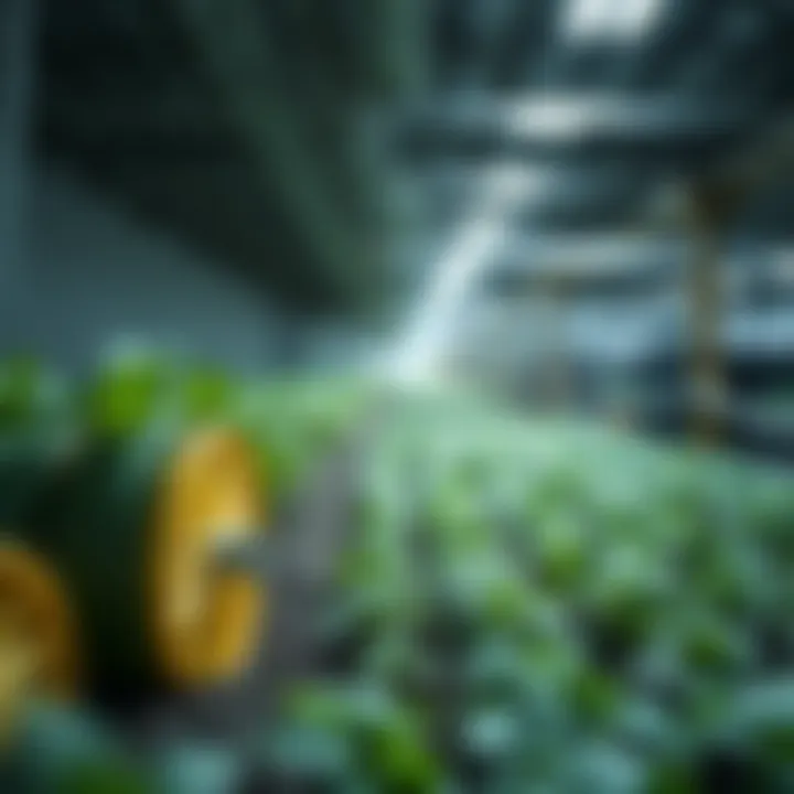 Technological Advancements in Farming High-tech farming equipment highlighting advancements in agriculture