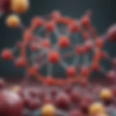 Molecular Structure of ARNIs Illustration depicting the molecular structure of angiotensin receptor-neprilysin inhibitors.