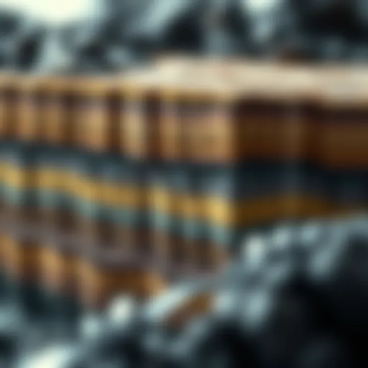 Sediment Layers and Their Relation to Bed Forms Cross section illustrating sediment layers and bed forms