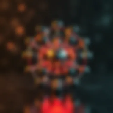 Molecular structure of C60 buckminsterfullerene