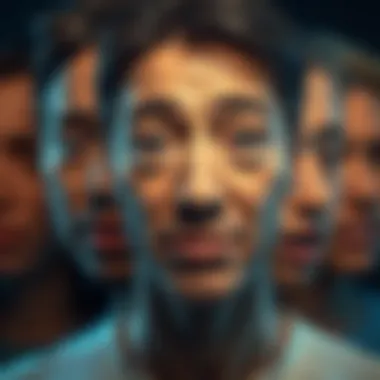 Diverse facial expressions showcasing a range of emotions