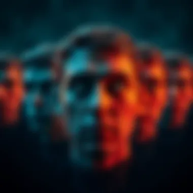 Visual representation of prominent face emotion recognition datasets