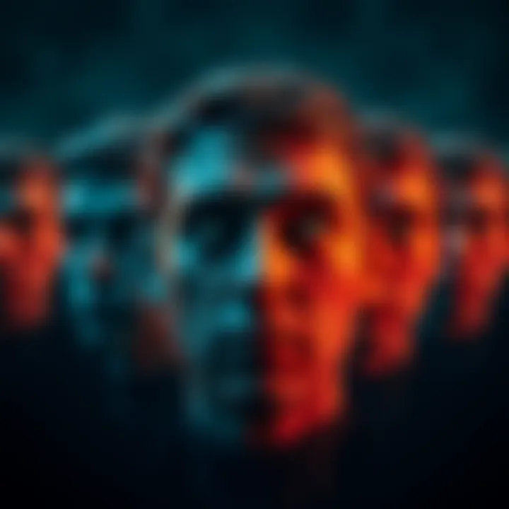 Visual representation of prominent face emotion recognition datasets