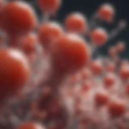 Illustration depicting the biological mechanisms of hemolysis