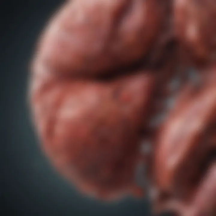 Diagram showcasing liver functions influenced by gut bacteria