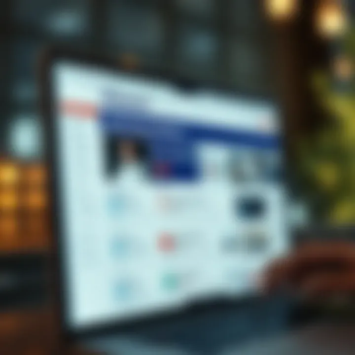 A detailed screenshot of a user-friendly research platform highlighting its navigation features.