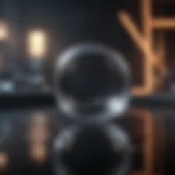 Illustration of reflection principles in optics