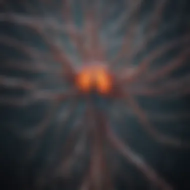 Neural Pathways and Pain Perception An intricate depiction of neural pathways highlighting pain signals.