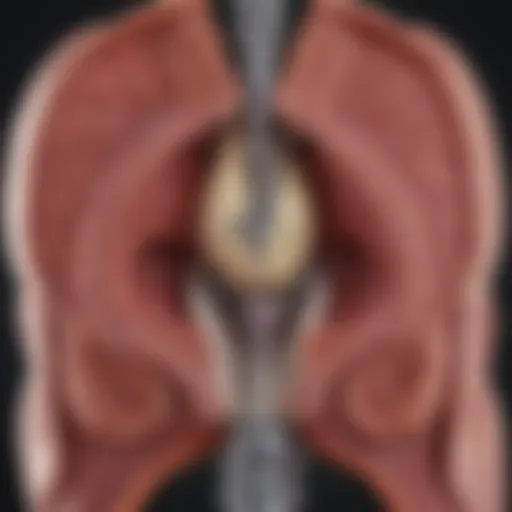 Detailed anatomical diagram illustrating the Duke prostate structure