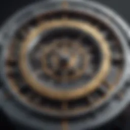 Intricate mechanisms of a long clock showcasing precision engineering