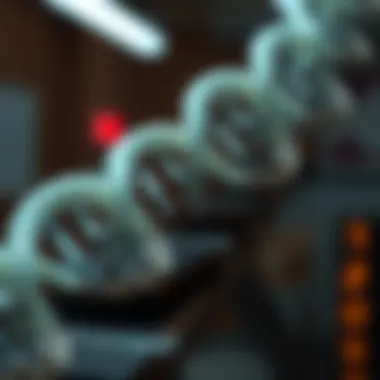 Ethical Implications of Genetic Testing Representation of ethical considerations surrounding genetic data