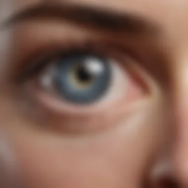 Advanced Technology in Cyborg Contact Lenses Conceptual design of cyborg contact lenses showcasing advanced technology