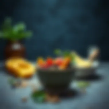 Nutritional Aspects in the Context of Depression Infographic on nutritional factors contributing to mental health