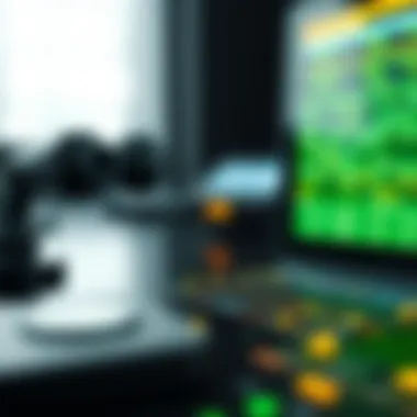 A conceptual image illustrating the regulatory landscape surrounding blockchain adoption