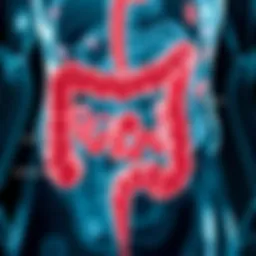 Diagram illustrating the mechanisms of action of biologic agents in ulcerative colitis treatment.