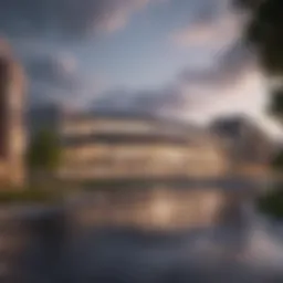 A panoramic view of UPR University campus showcasing its architectural beauty.