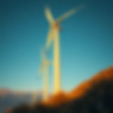 Wind Turbines: A Key Player in Zero Carbon Energy A wind turbine generating clean energy against a scenic backdrop