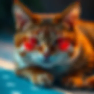 Symptoms of Feline Porphyria Graphic representation of common symptoms associated with feline porphyria