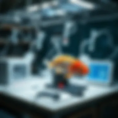 Flow cytometry setup for aquatic research