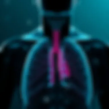 Illustration of respiratory mechanics affected by hemidiaphragm paralysis