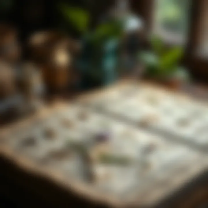 Historical Usage of Herbs for Health An ancient book depicting historical uses of herbs in traditional medicine.