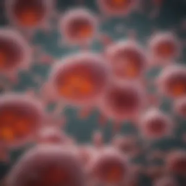Genetic Variations in Liver Cell Lines Illustration representing genetic variations in liver cells