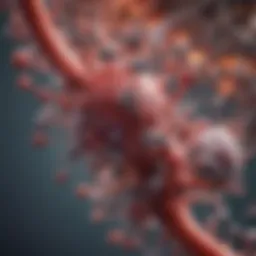 Detailed representation of ibrutinib's mechanism of action