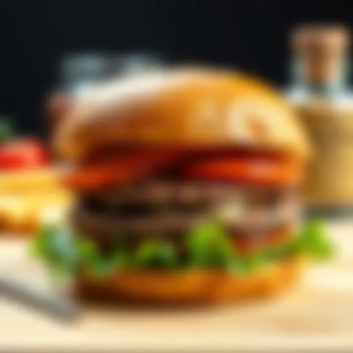 Ingredients in a Plant-Based Burger Summary Ingredients in a Plant-Based Burger Summary