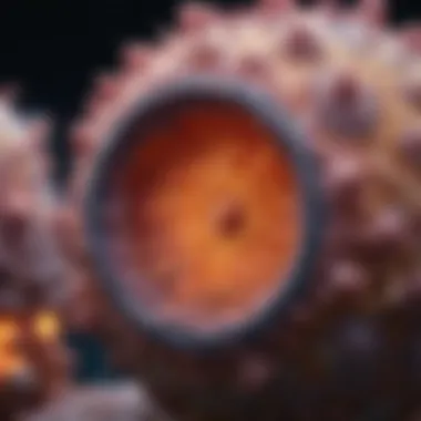 Microscopy of Invasive Squamous Cell Carcinoma Microscopic view of invasive squamous cell carcinoma cells