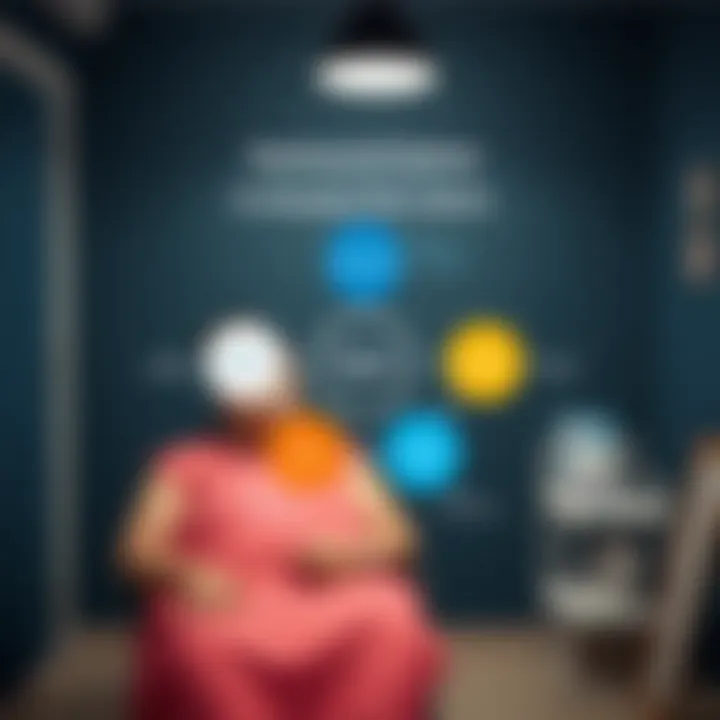 Psychosocial Support Systems for Sickle Cell Patients Diagram showing the psychosocial support systems for SCD patients.