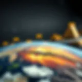 Timeline of Earth's Mass Extinctions Illustration depicting the timeline of mass extinctions through Earth's history