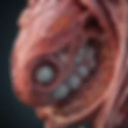 Illustration depicting the biological mechanisms of liver metastasis in colon cancer.
