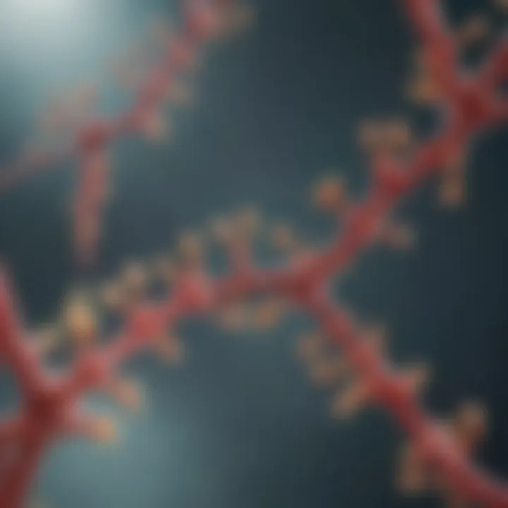 Conceptual illustration showing the role of small RNA in environmental studies and research