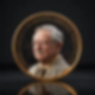 Recognition of Scientific Achievement Nobel Prize medal with research background