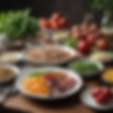 Nutrient-Rich Foods for Hormonal Balance A close-up of a healthy meal showcasing nutrient-rich foods